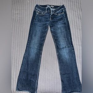 American Eagle Jeans- Bootcut- GOOD condition- size 2- Artist